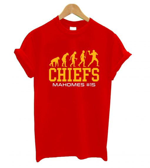 Evolution Patrick Mahomes Kansas City T shirt Ad