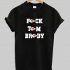 Fuck Tom Brady Kansas City T-Shirt Ad