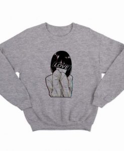 Girl Crying Japanese Sweatshirt Ad