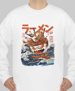 Great Ramen off kanagawa sweatshirt Ad