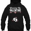Growing My Valentine Pregnancy hoodie Ad