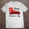 Happy Valentine’s Day Red Plaid Truck t shirt Ad