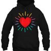 Heart Rays Valentine’s Day hoodie Ad