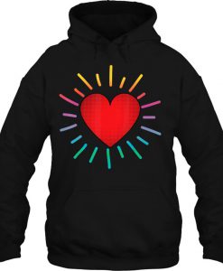 Heart Rays Valentine’s Day hoodie Ad