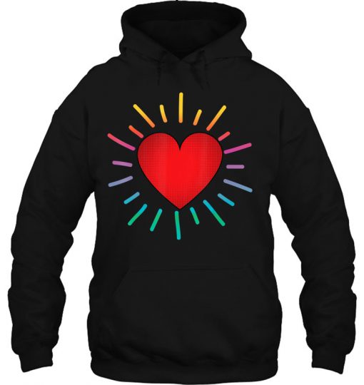 Heart Rays Valentine’s Day hoodie Ad