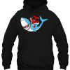 Heart Riding Shark Valentine’s Day hoodie Ad