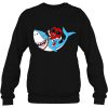 Heart Riding Shark Valentine’s Day sweatshirt Ad