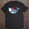 Heart Riding Shark Valentine’s Day t shirt Ad