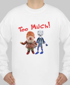 Heat Miser and Snow Miser from The Year sweatshirt Ad