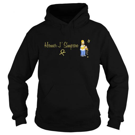 Homer J Simpson hoodie Ad