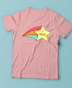 I Tried Rainbow Star t shirt Ad