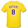 Kobe Bryant 8 back t shirt Ad