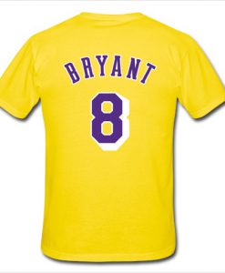 Kobe Bryant 8 back t shirt Ad