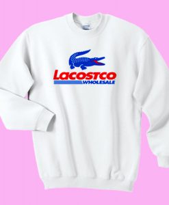 Lacostco Wholesale Sweatshirt Ad