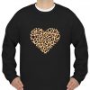 Leopard Heart sweatshirt ad