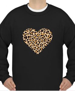 Leopard Heart sweatshirt ad