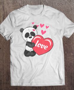 Love Panda Valentine’s Day t shirt Ad