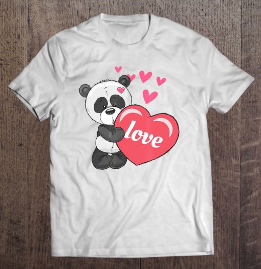 Love Panda Valentine’s Day t shirt Ad