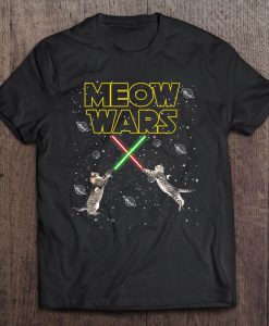 Meow Wars Star Wars Cat Lover t shirt Ad