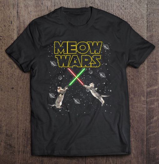 Meow Wars Star Wars Cat Lover t shirt Ad