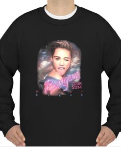 Miley Cyrus Bangerz 2014 Tour sweatshirt Ad