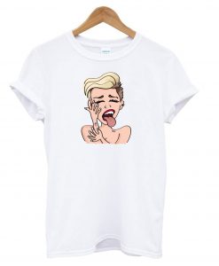 Miley Cyrus Cartoon T shirt Ad
