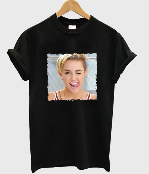 Miley Cyrus Signature T-Shirt Ad