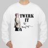 Miley Cyrus Twerk It Signed sweatshirt Ad