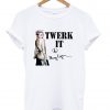Miley Cyrus Twerk It Signed t shirt Ad