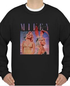 Miley Cyrus sweatshirt Ad