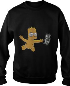 Nirvana Bart Simpson sweatshirt Ad