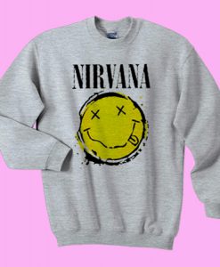 Nirvana Smiley Sweatshirt Ad