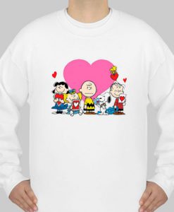 Peanuts Valentine Day Edition Sweatshirt Ad