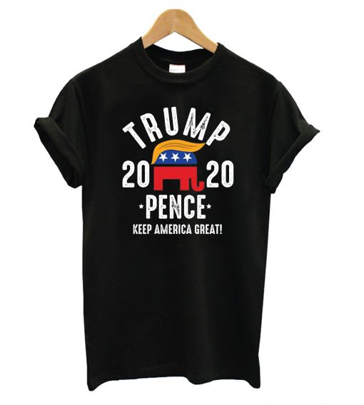 Political Trump Pence 2020 Keep America T shirt Ad