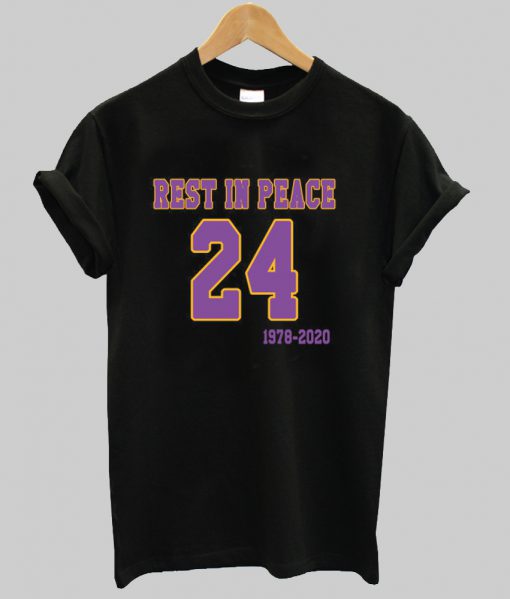 Rest In Peace Kobe Bryant RIP t shirt Ad
