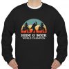 Retro Bigfoot Hide & Seek World Champion sweatshirt Ad