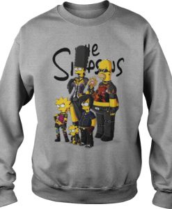 Rock N Roll Simpson Family sweatshirt Ad