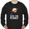 Save the Planet Save the Earth Distress sweatshirt Ad