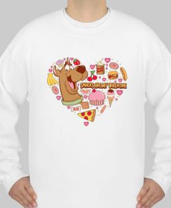 Scooby Doo Snacks Are My Valentine Sweatshirt Ad