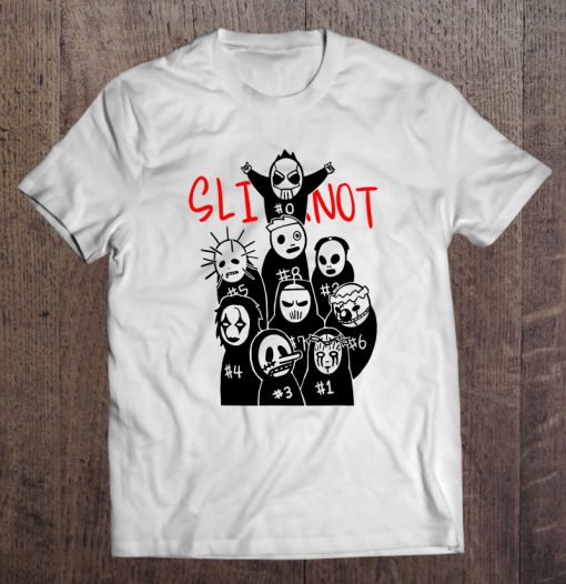 Slipknot Cartoon t shirt ad