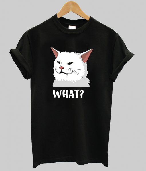 Smudge Cat What T-Shirt Ad