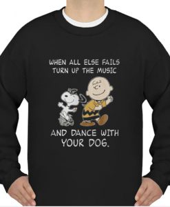 Snoopy and Charlie Brown sweatshirt Ad