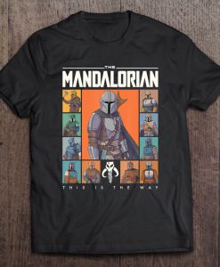 Star Wars The Mandalorian Character t shirt Ad
