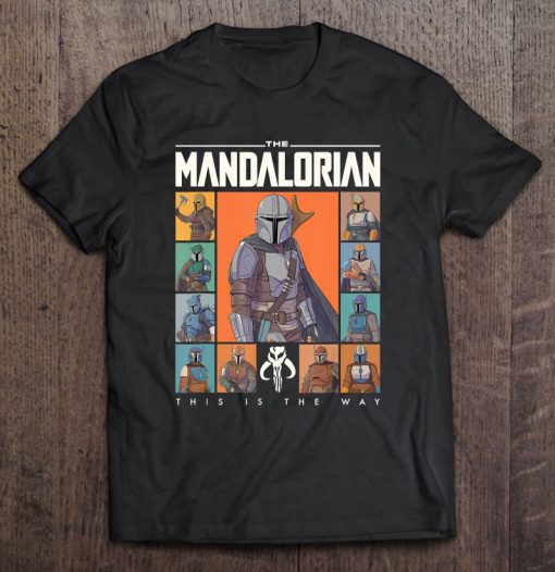 Star Wars The Mandalorian Character t shirt Ad