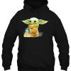 Star Wars The Mandalorian The Child Drink Soup hoodie Ad