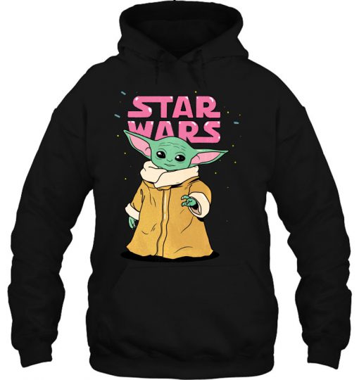 Star Wars The Mandalorian The Child Pink hoodie Ad