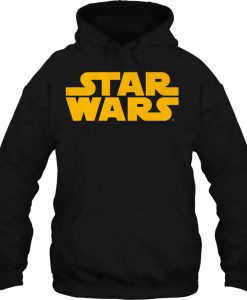 Star Wars Yellow Font hoodie ad