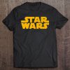 Star Wars Yellow Font t shirt Ad