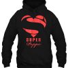 Super Poppie Superhero Heart Valentine hoodie Ad