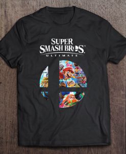 Super Smash Bros Ultimate Mario t shirt Ad